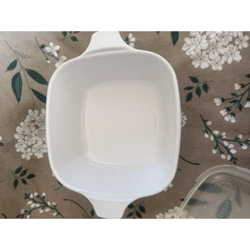 Vintage Corning Ware 700 ML. Le Persil Spice of Life-P43B Casserole Plastic Lid